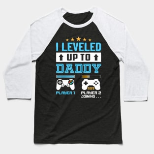 I Leveled Up To 2024 Soon To Be Dad 2024 Baseball T-Shirt